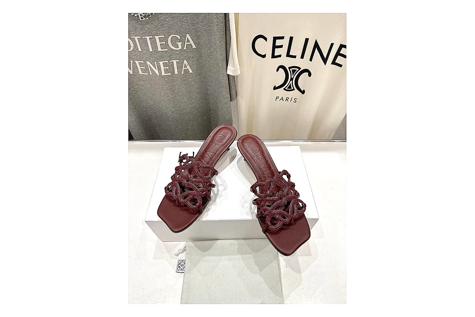 kakosheetbase.com Burgundy Woven Mule 9843 Burgundy mule product image thumbnail 6