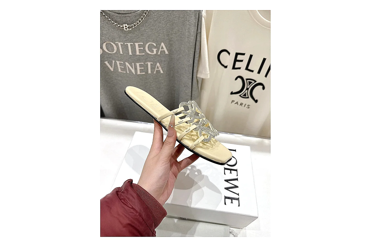 kakosheetbase.com Cream Woven Mule 9127 Cream mule product image thumbnail 4