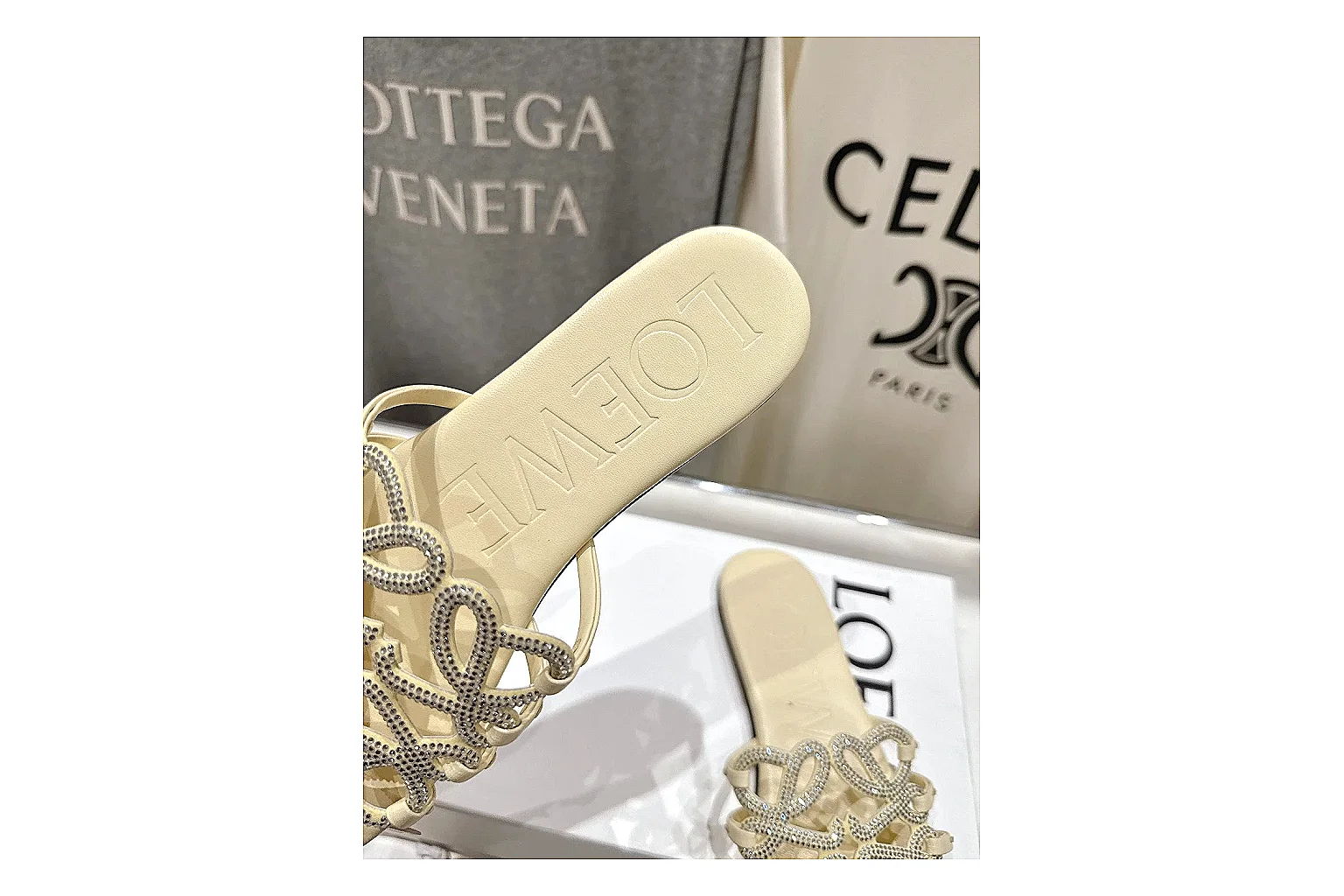 kakosheetbase.com Cream Woven Mule 9127 Cream mule product image thumbnail 5