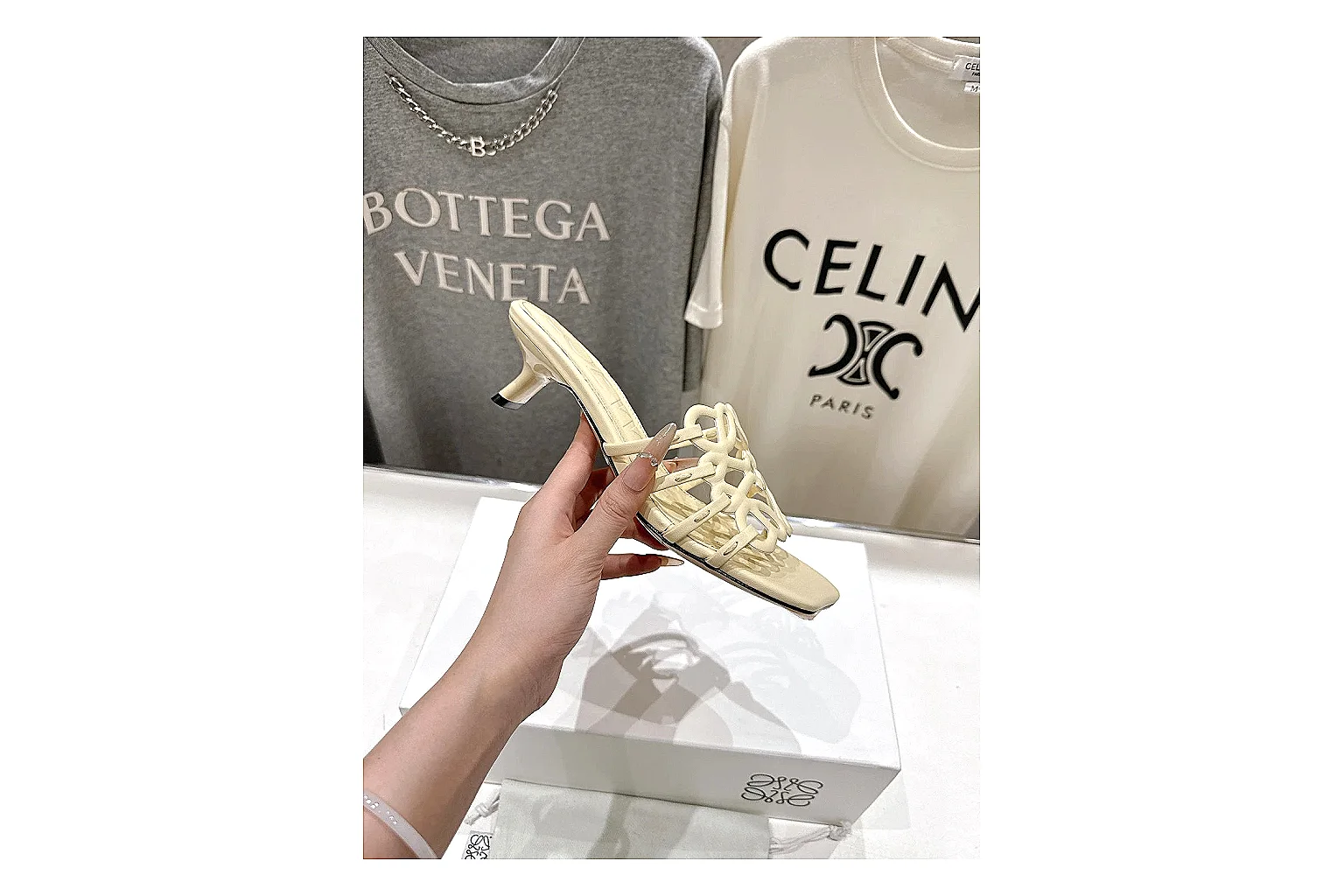kakosheetbase.com Cream Woven Mule 9433 Cream mule product image thumbnail 4