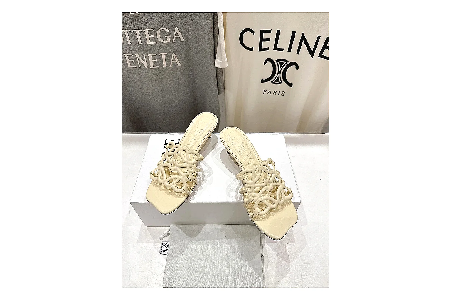 kakosheetbase.com Cream Woven Mule 9433 Cream mule product image thumbnail 6