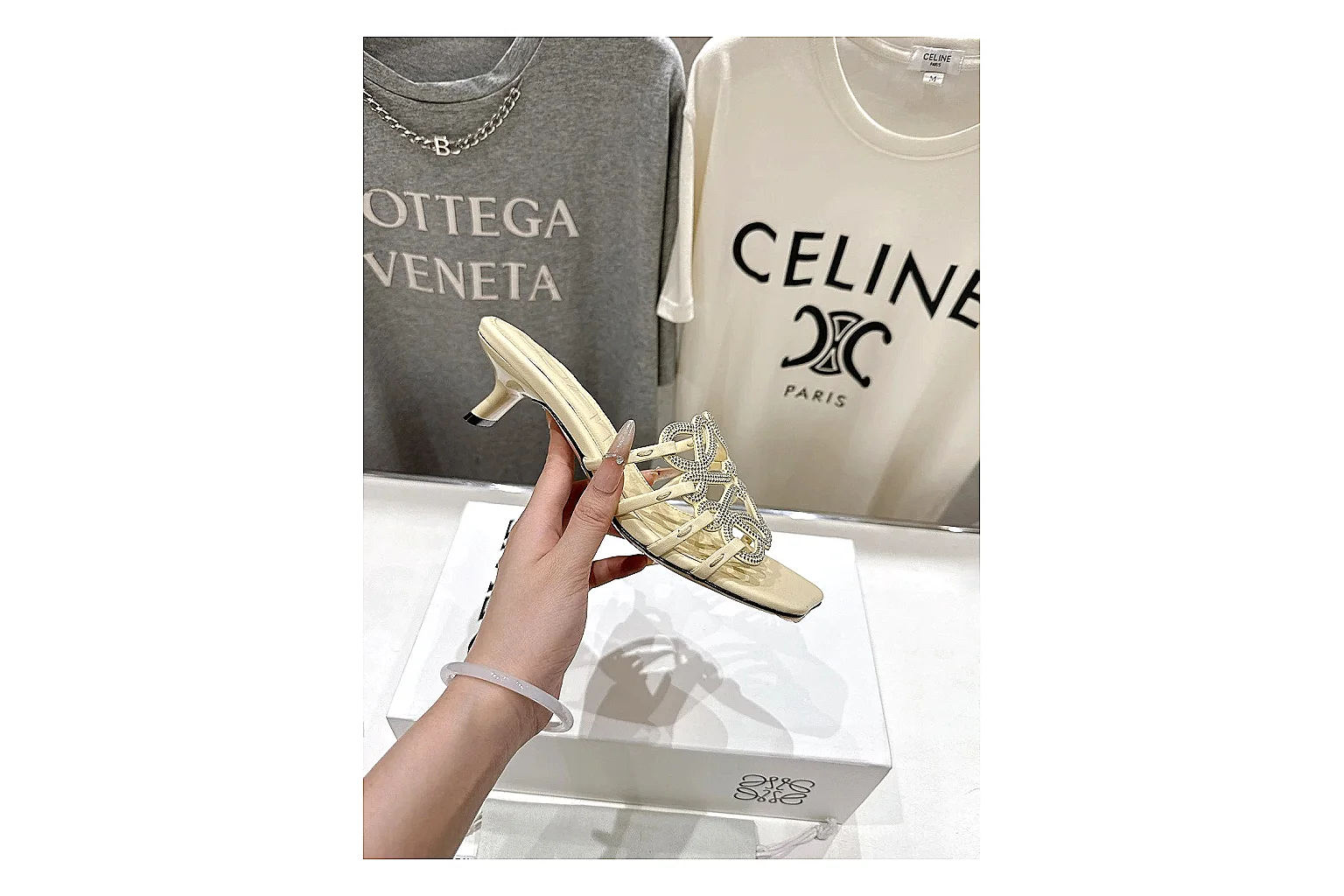 kakosheetbase.com Cream Woven Mule 9677 Cream mule product image thumbnail 4