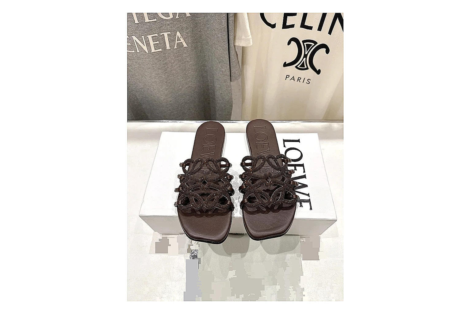 kakosheetbase.com Dark Brown Woven Mule 9245 Dark Brown mule product image