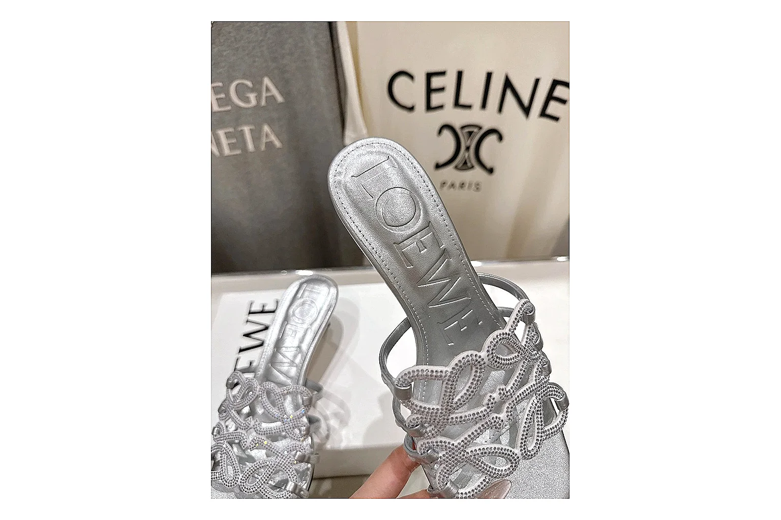kakosheetbase.com Silver Woven Mule 9721 Silver mule product image thumbnail 5