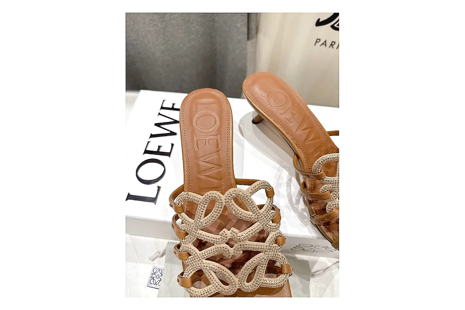 kakosheetbase.com Tan Woven Mule 0038 Tan mule product image thumbnail 5