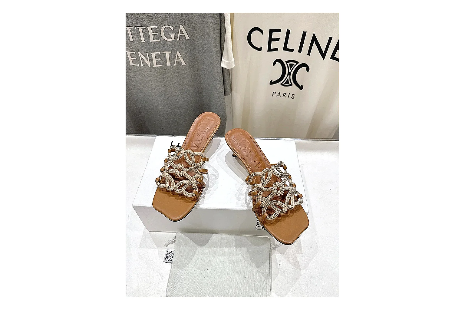 kakosheetbase.com Tan Woven Mule 0038 Tan mule product image thumbnail 6