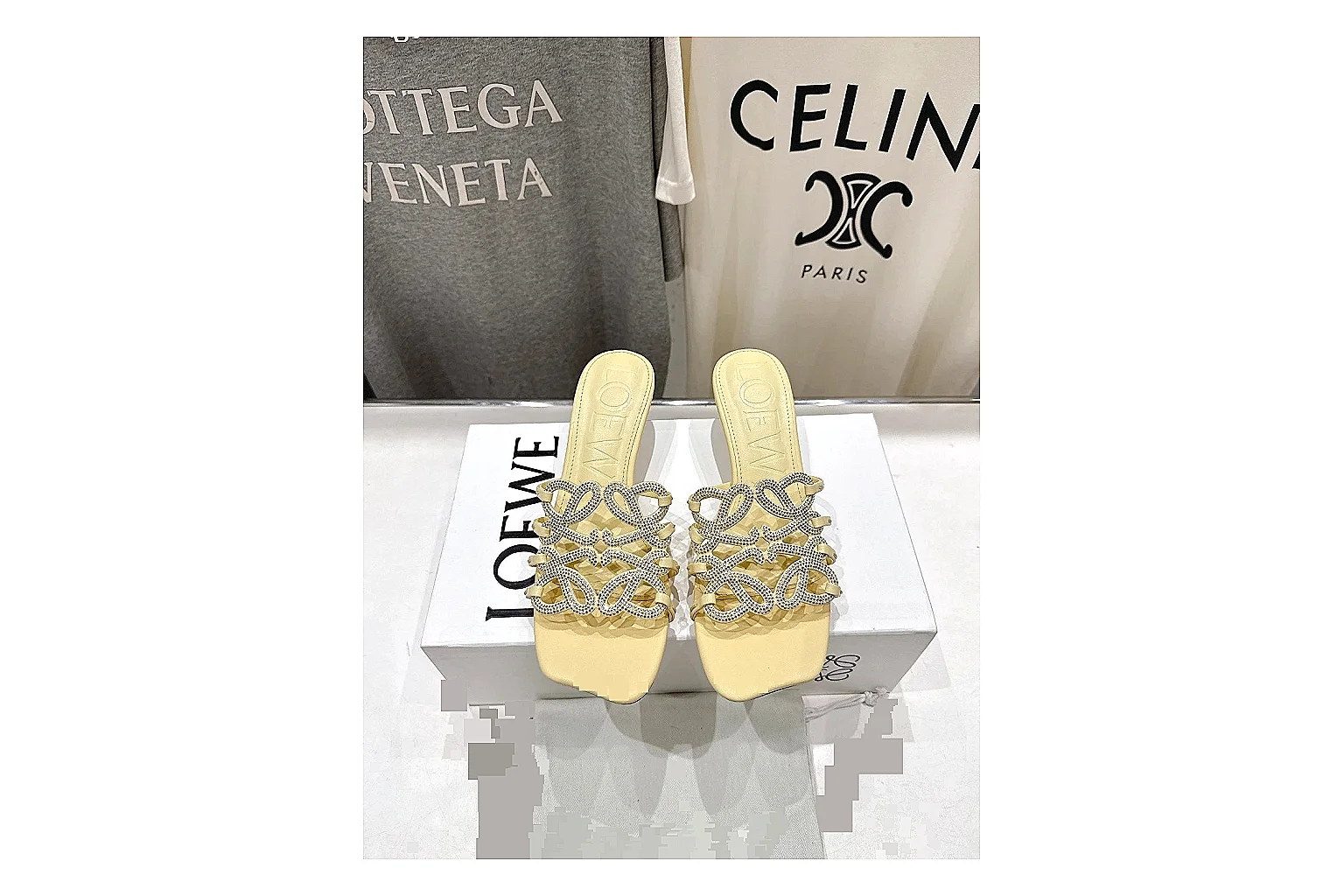 kakosheetbase.com Yellow Woven Mule 9960 Yellow mule product image