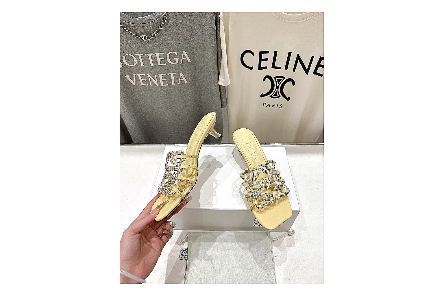 kakosheetbase.com Yellow Woven Mule 9960 Yellow mule product image thumbnail 2