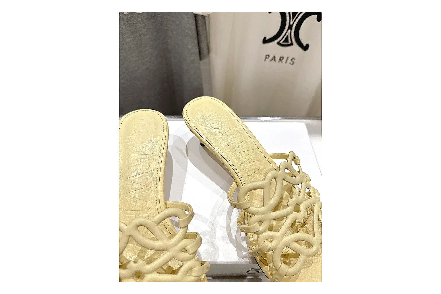 kakosheetbase.com Yellow Woven Mule 9560 Yellow mule product image thumbnail 5